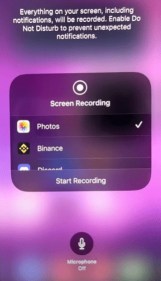 Ativar configurações de gravação importantes para gravação de tela no iPhone 14 Pro Max